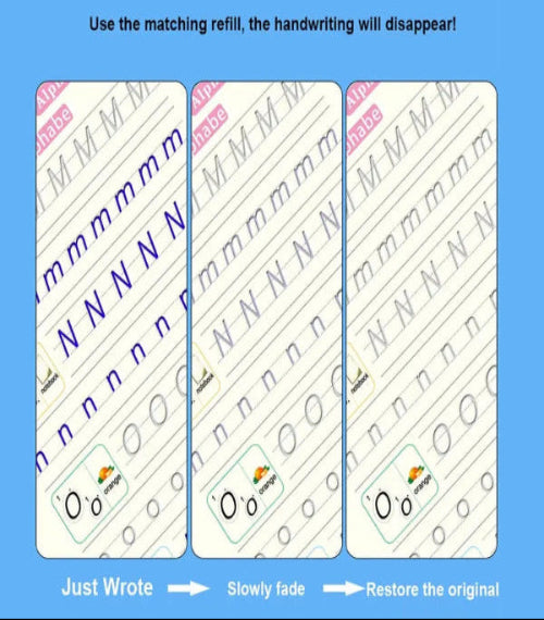 Writing Exercise Books English Groove Magic Practice Copybook Children'S Book Learning Numbers Letters Alphabet Calligraphy Gift